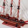 Smooth Sailing Solid Wood Large Sailboat Model: Living Room Decoration, Wedding & Housewarming Gift.