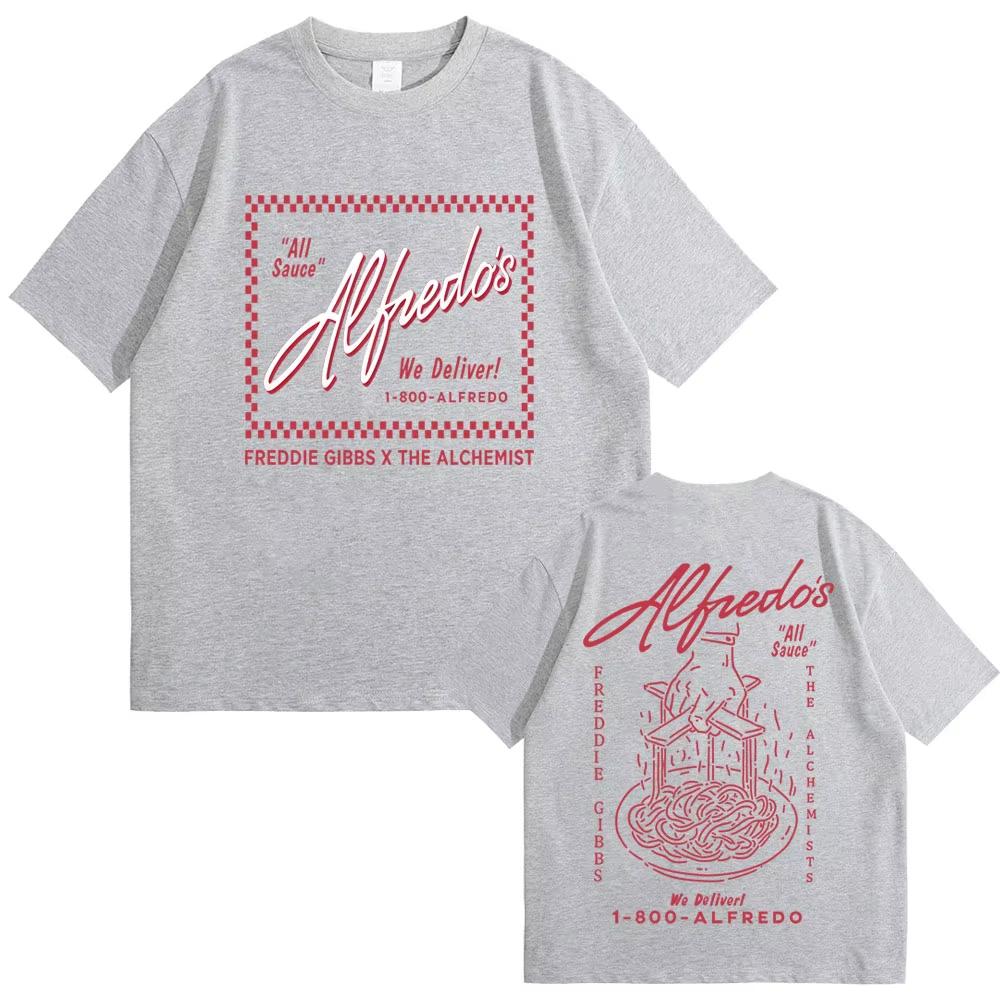 Rapper Freddie Gibbs und The Alchemist Alfredo Die Tour T-Shirt Unisex Damen Hip Hop Mode Popmusik T-Shirt Popmusik T-Shirts