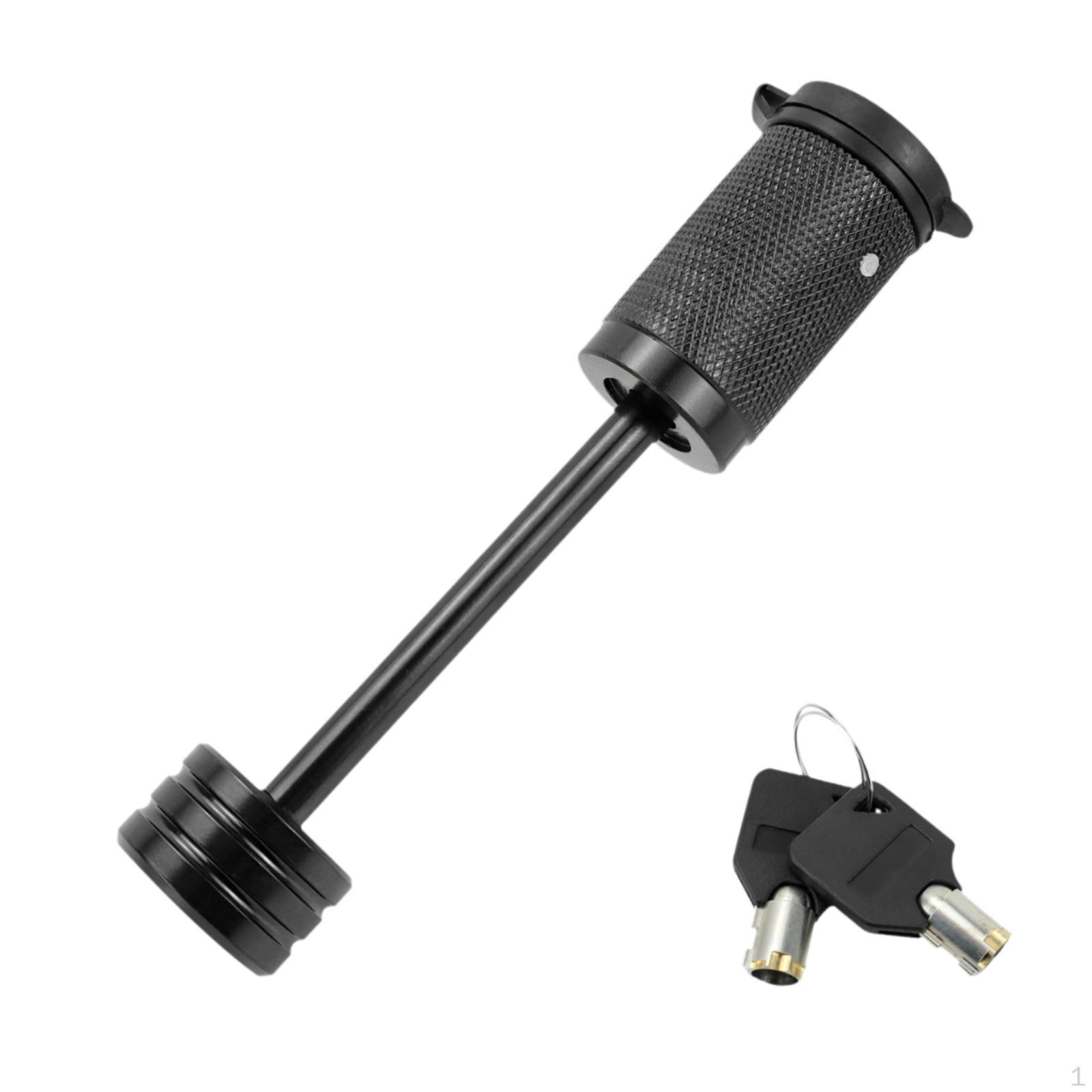 Trailer , Coupling Lock, Locking Pin, Lock of Carbon Steel with Key for Car, Motorhome, Truck, Boat 1pc
