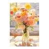 LEADINTOP Diamond Art Flower Square Beads 30x40cm Colorful Square Beads Diamond Painting Square Art Set Bead Art Mosaic Art Popular Cute Present