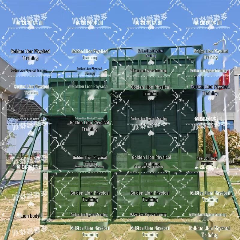 Наружная скалолазная полоса препятствий «Золотой Лев»