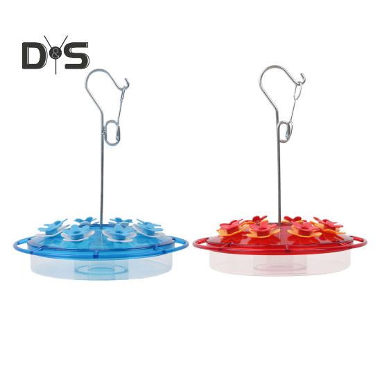 450ml Hummingbird Feeder with Perch And Feeding Ports Outdoor Hanging Wildbird Feeder for Garden Backyard Decor