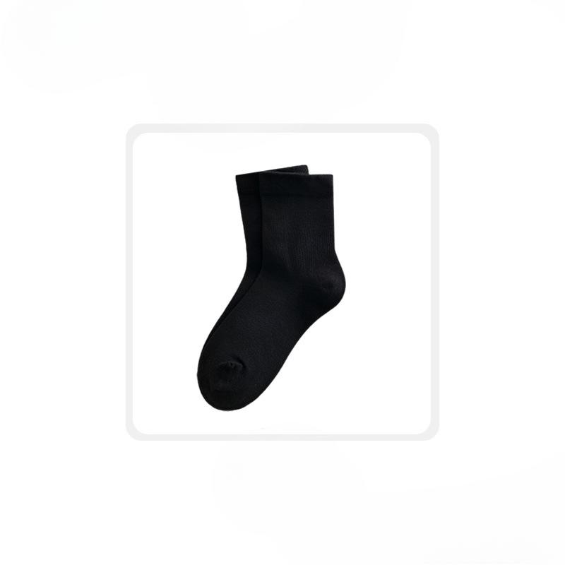 

Female Spring and Autumn Breathable Sweat Absorbing Moon Son Boneless Tube Stack Socks 1 pair