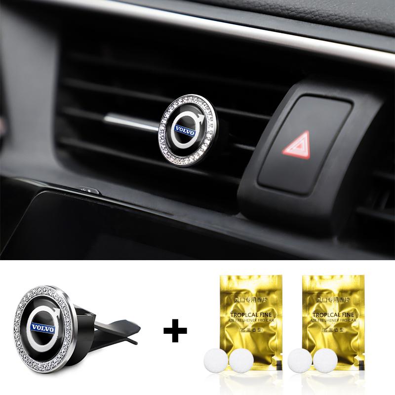Profumatore per Auto Profumo Solido Clip di Montaggio per Bocchetta dell'Aria Condizionata Per Volvo V60 V40 XC90 S60 XC60 V50 S90 XC40 T6 V90 EX90 C40 S40 C70