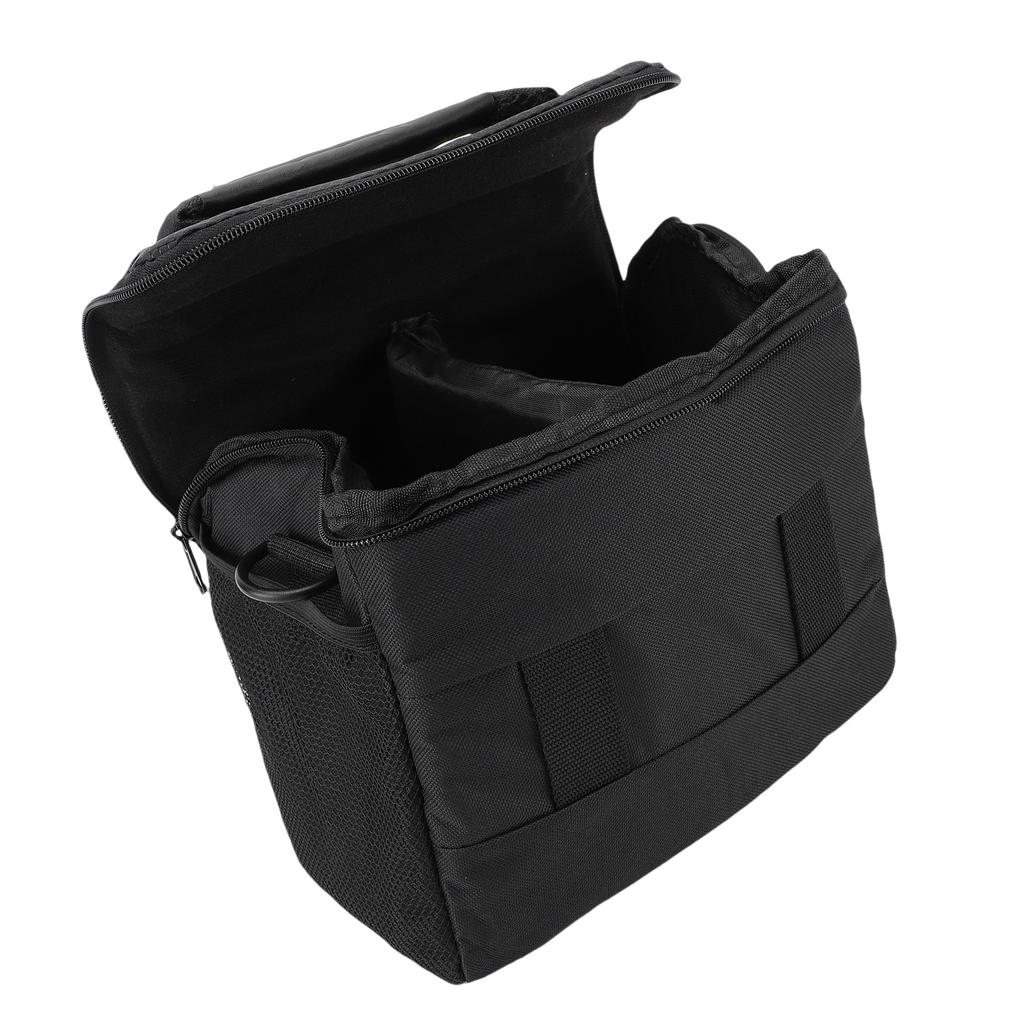 DSLR Camera Case Large Capacity Water Proof Polyester Portable Mirrorless Camera Case with Detachable Shoulder Strap for Camera Lens Accessories L