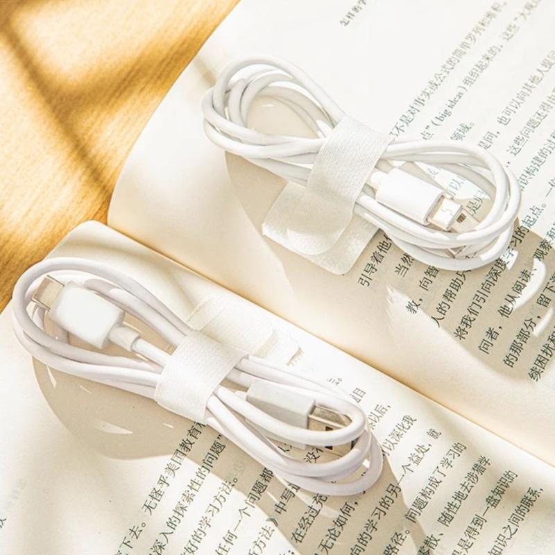 Adhesive Velcro with zip ties for secure storage wall mounted cable organizer computer cable clip network cable sorting