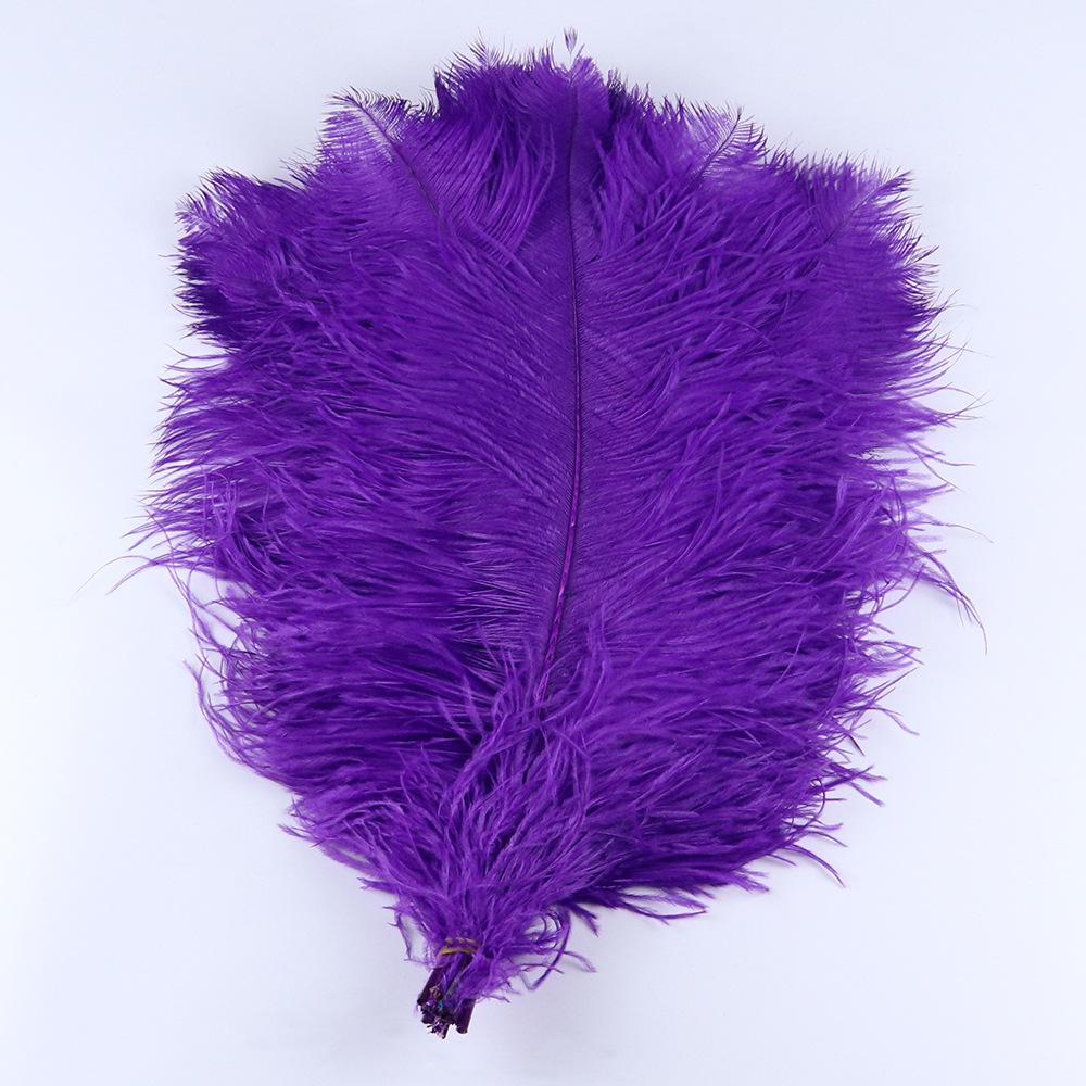 Struisvogelhaar 60-65Cm Zuid-Afrikaans Geïmporteerd Veer Sieraden Accessoires Mode Populair Decoratieve Ornamenten Dons Katoen