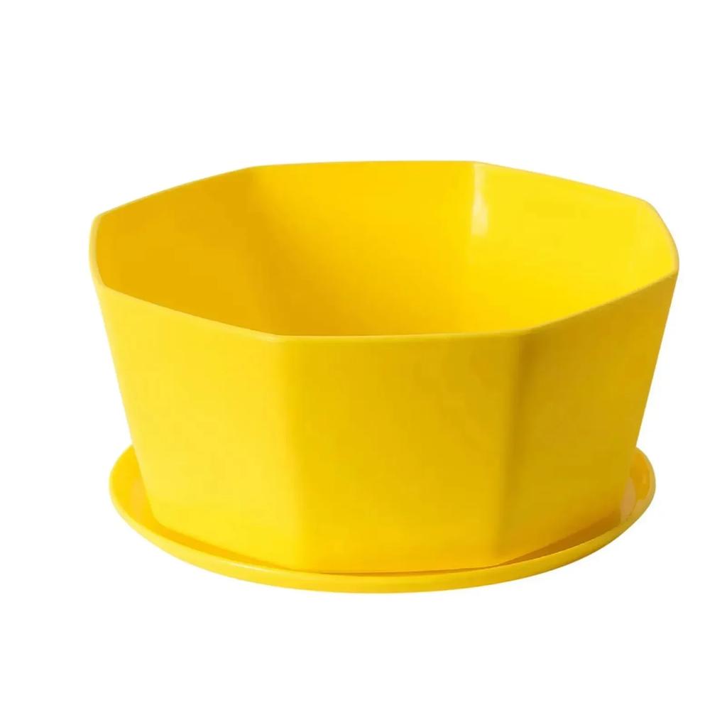 1pc-Simple Flower Pot Set Planter Succulent Plants Large Opening Bottom Tray Indoor Flowerpot Household Durable Holder