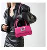 Casual Commuter Handbag Korean Style Simple Square Bag With Stitching Detail