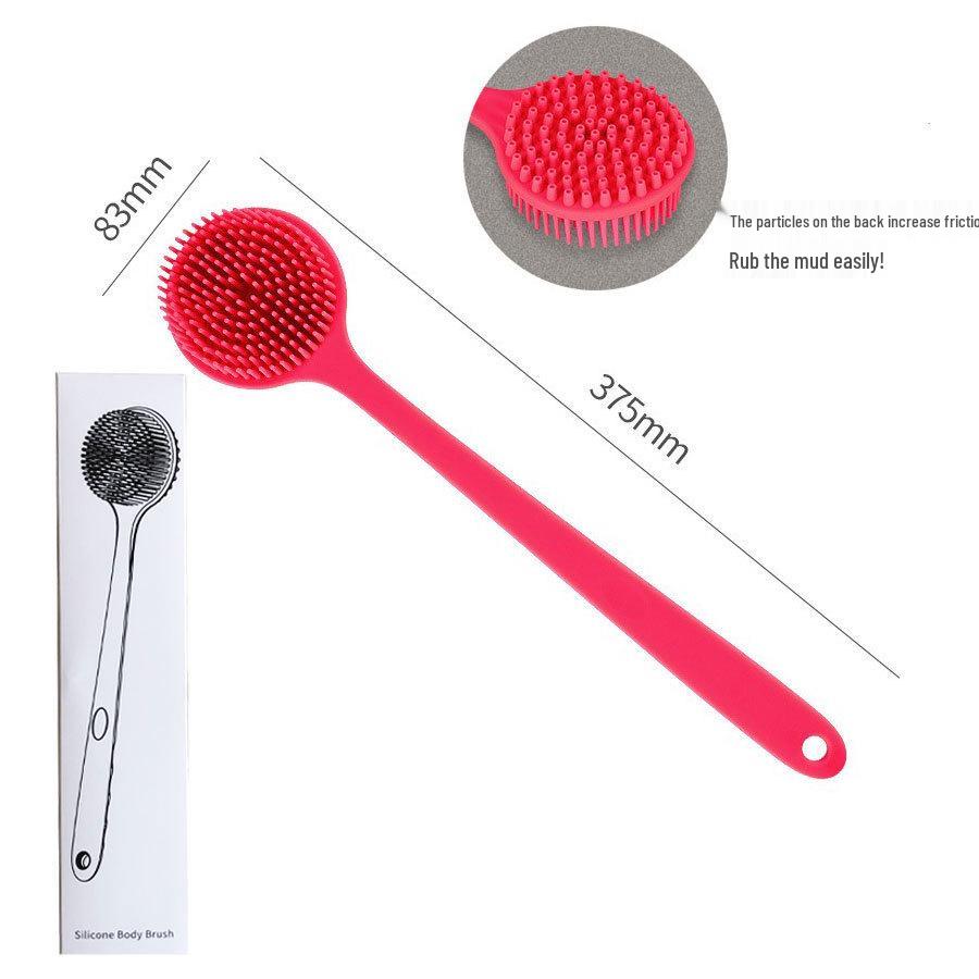 Long-Handle Soft Bristle Double-Sided Back Scrubber