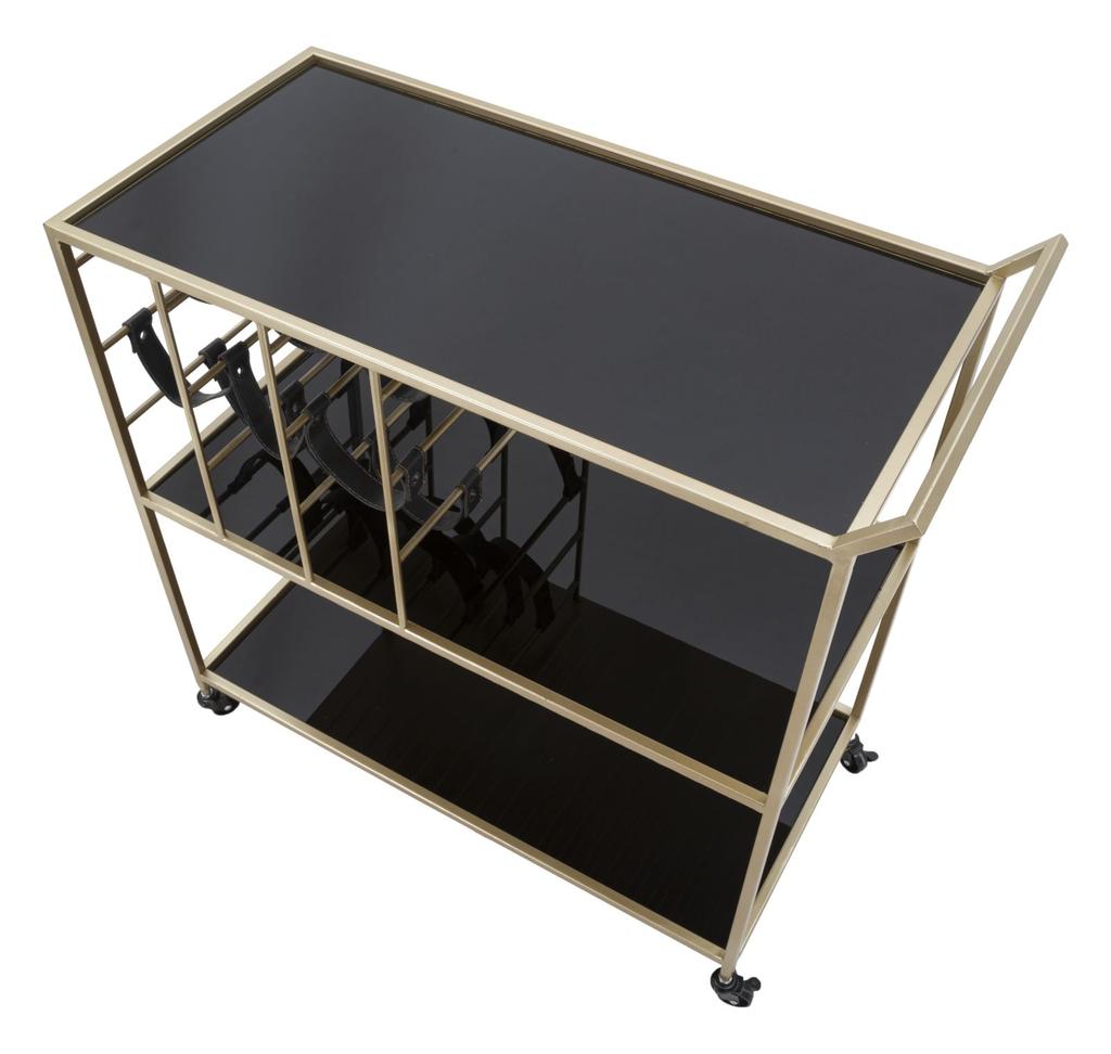 Trolley Black String Cm 79X39,5X82