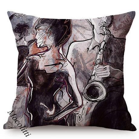 Baletky Olejomalba Umění Domácí Dekorace Potah na Polštář Sofa Portrét Sexy Ženy Impressionistický Styl Malby Potah na Polštář