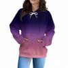 Women's Fashion Daily  Casual V-Neck Long Sleeve Printed Top