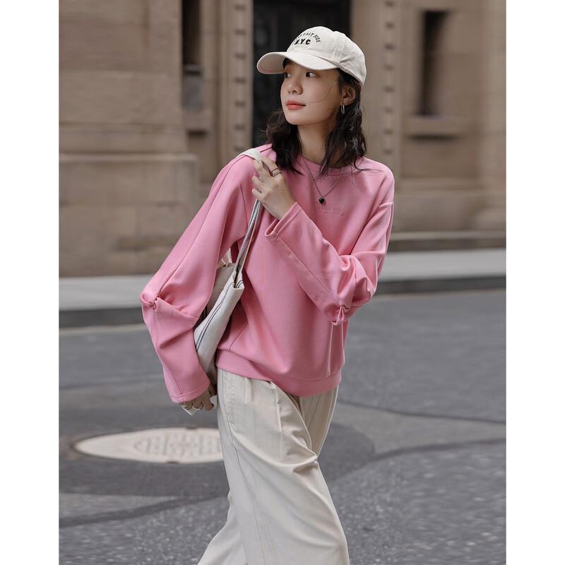 Demana Women s Dopamine High Street Letter Embroidery Sweatshirt