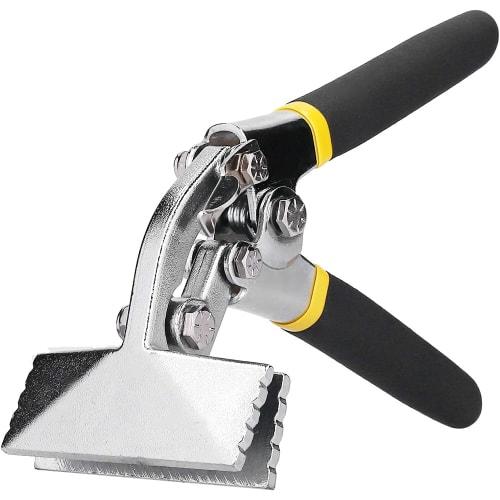 Rikopin Sheet Metal Bending Tool, Hand Seamer Pliers, Grip Pliers, Metal Bender, 80mm, for Metal Sheets, Iron Sheets, Bending Tools, DIY Curves