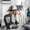 1PC JuL C'est Pas Des Lol Print Flannel Blanket, High quality All Seasons, Home Decor, Warmth and Comfort, Perfect for Christmas Gifts
