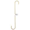 Waki Sangyo Kabette Haken für Wand 300mm S-förmig Aufbewahrung, Regal, Haken, Messing, KA-J63