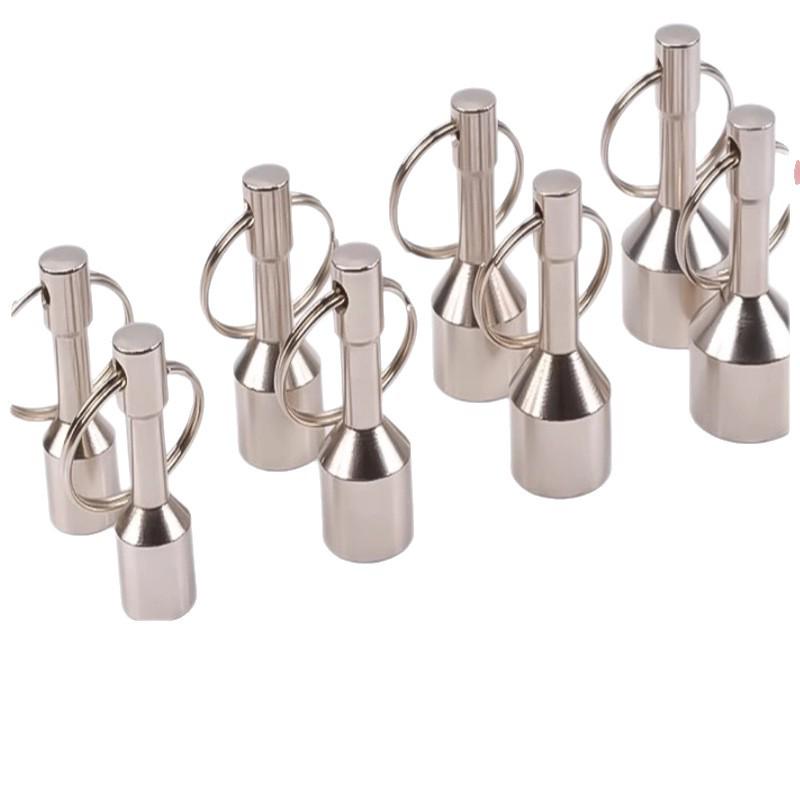 Strong Magnetic Stainless Steel Weight Identifier Keychain Pendant