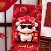 Super Big 2027 Year of Sheep Red Envelope 2D Flat Cute Zodiac Red Packet  Birthday Gift