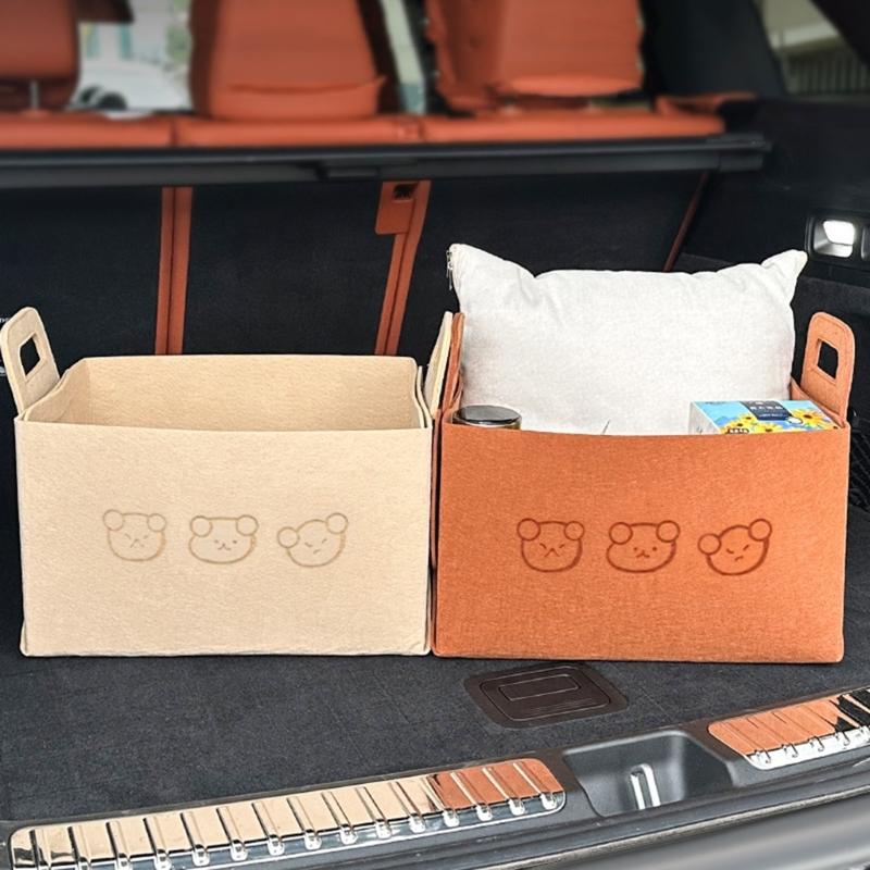 Foldable Car Home Storage Box with Sufficient Space Detachable Organizers Box