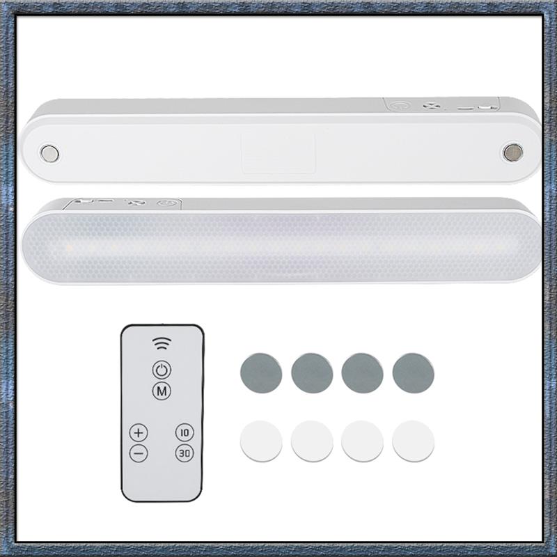 Aug. Cabinet Light Adhesive Reading Lamp 2Set Rechargeable Wireless LED Touch-Sensitive Lamp With Remote Control