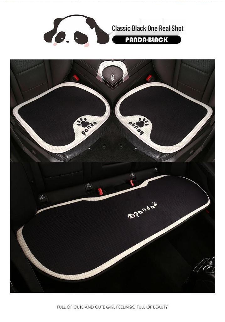 Universal Ladies' Car Seat Cushion: All-Season, Breathable Half-Cover for Spring and Summer