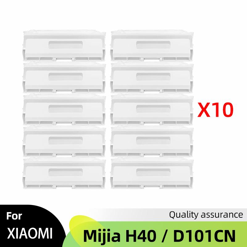 Fit For ( Xiaomi Mijia H40 / D101CN ) Main Side Brush Hepa Filter Wipe Cloths Dust Bag Robot Vacuums Accessories Part