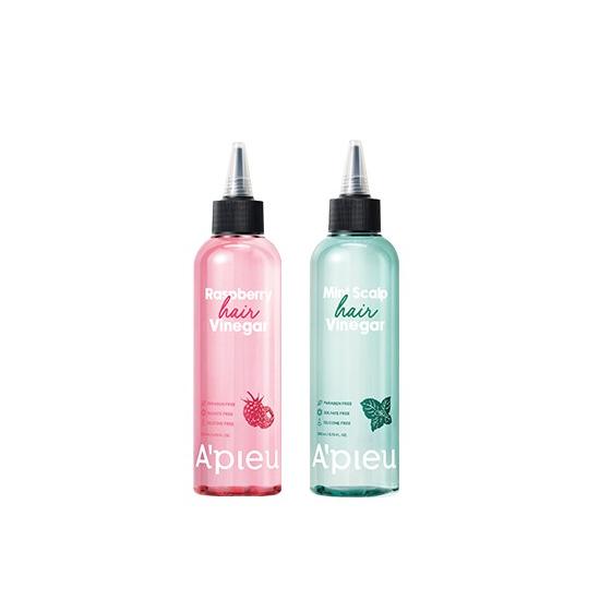 A'PIEU Ocet do włosów malinowy 200ml, Ocet do włosów miętowy 200ml, Szampon z octem do włosów 500ml (13 opcji)