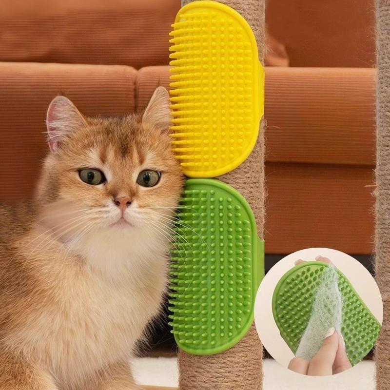 

Silicone Cat ScratcherPet Table Leg StrapComb Corner Massage Kitten Scratching Board Fur Rubbing Tool Cat Toy Teenage fan