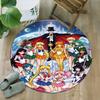 1pc Sailor Moon  Carpet, Round Rug, Comfortable, Suitable for Entryways, Living Rooms, Office, And Bedrooms, Christmas Decoration