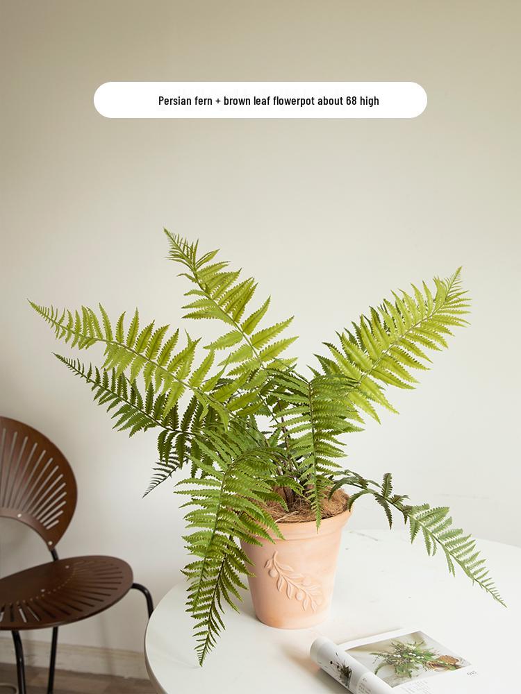 Artificial Green Plants for Indoor Decor – Potted Ornaments for Living Room or Coffee Table