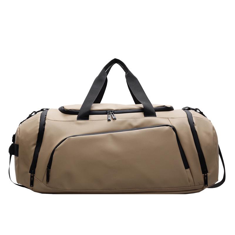 

Мужские и женские многокарманные фитнес-сумки большой вместимости с отделениями для обуви, ручные, с отделениями для мокрой одежды и обуви, дорожные сумки хаки