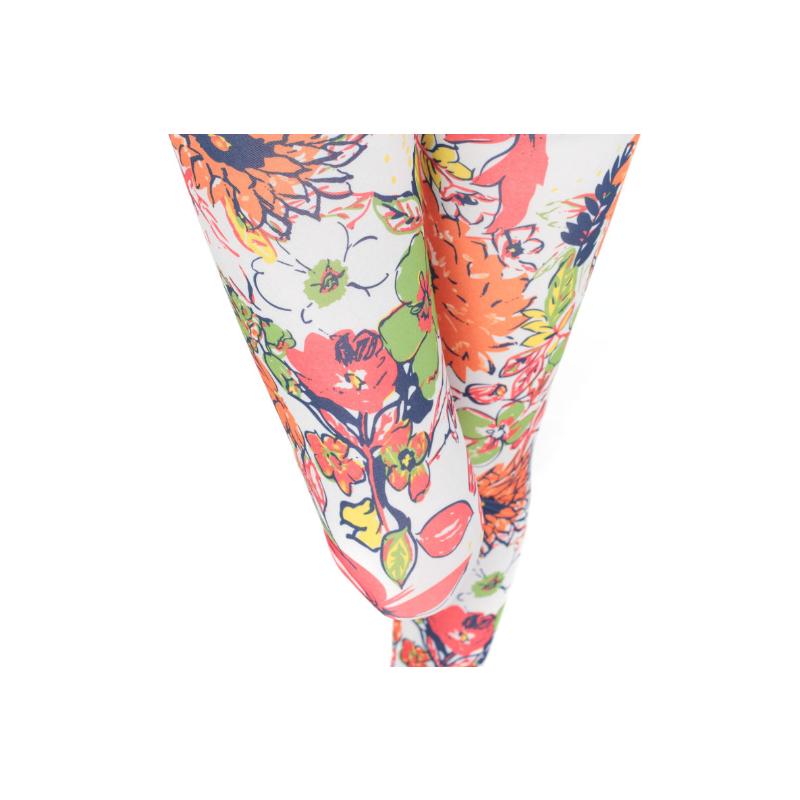 Floral Leggings High Waist Paisley Printed Legging For Women Highly Stretchable Fitness Tights Yoga Pants Workout Sportswear