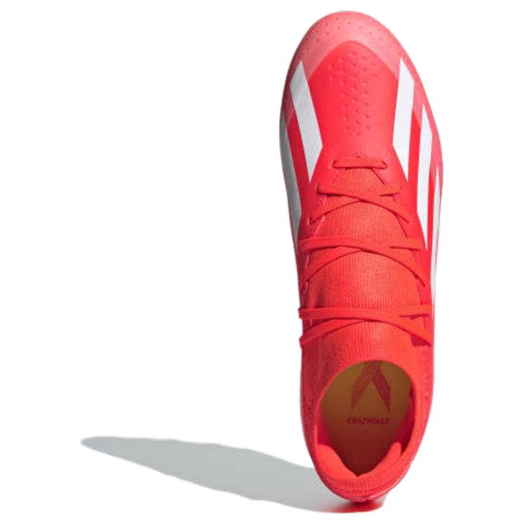Adidas X Crazyfast League Artificial Turf Non-Slip Durable Soccer Shoes Men Soccer Shoes Red White IF0697