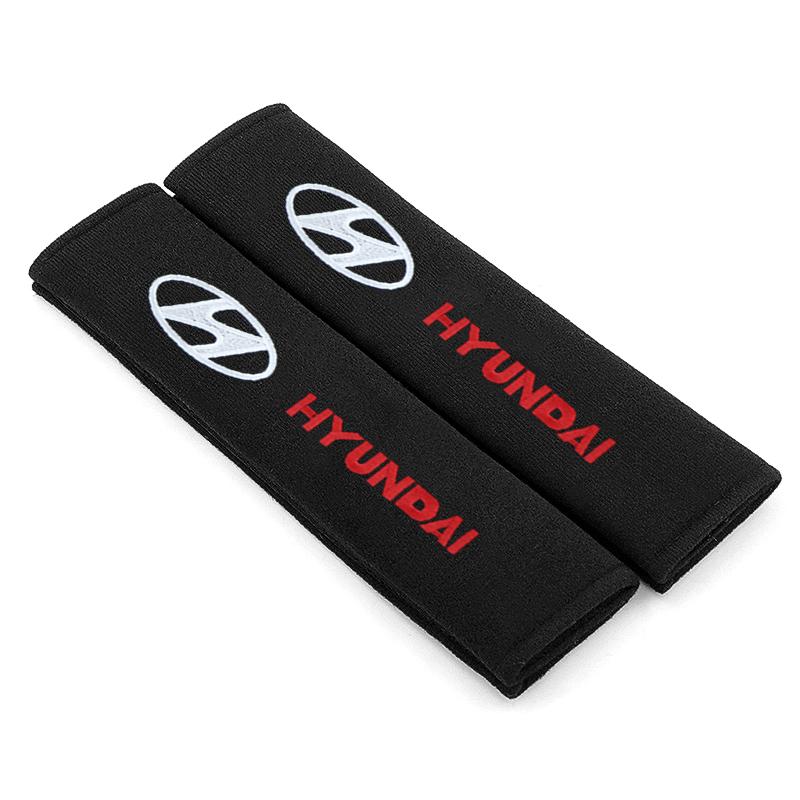 

2 шт. Накладка-протектор на плечевой ремень безопасности для автомобильного сиденья Автоаксессуары для Hyundai Tucson Solaris I30 Creta IX35 I40 IX20 Veloster