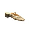 French Woven Hollow Heel High Heels Bag Head Half Slippers Children Wear Summer New Mary Jane Cool Slippers