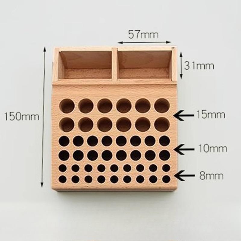 Handwork Tool Storage Rack Wooden Multi-purpose Tool Holder DIY Carving Punching Tools Storage Stand Hardware Tools Organizer