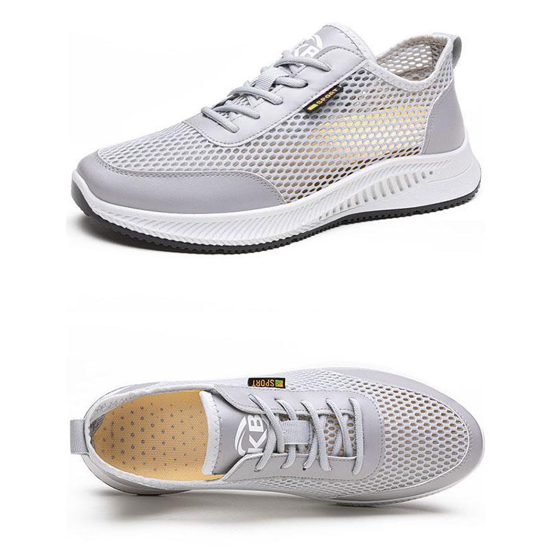 Scarpe in Rete da Uomo Estive Scarpe Singole Traspiranti Antiscivolo Leggere Scarpe da Passeggio Deodoranti Sportive da Corsa Scarpe da Uomo Scarpe Casual