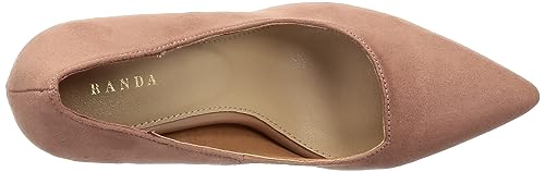 Randa Women's Asymmetrical Pointed Toe Pumps, KP32043, Pink, Size 25.0 Cm