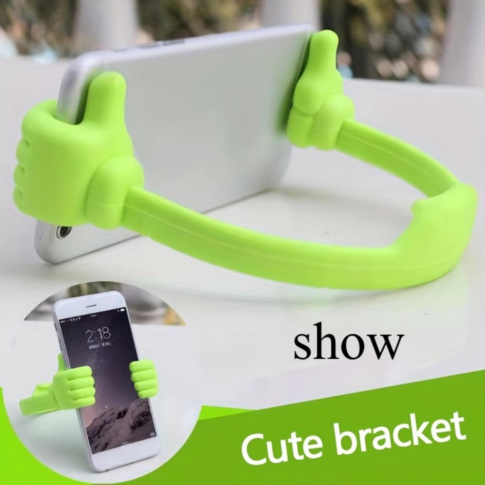 Creative mobile phone holder, thumb holder, desktop holder, portable holder, digital, cute holder.