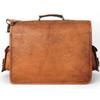 Handmade  Vintage Computer Satchel Travel Messenger Office Crossbody Bag Laptop Briefcase College Bag Gifts