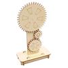 Wooden Gear Wheel Principle Kids Science Toy STEM Technology Gadget Physics Puzzle Kit Learning Educational Toys for Children