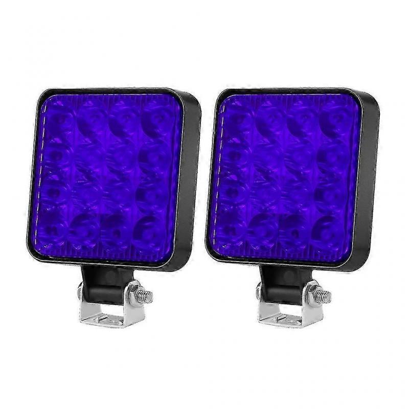 Work Light 48w Led Headlight Flood Spot Lamp Waterproof For Off-road Truck Boat-Good blu