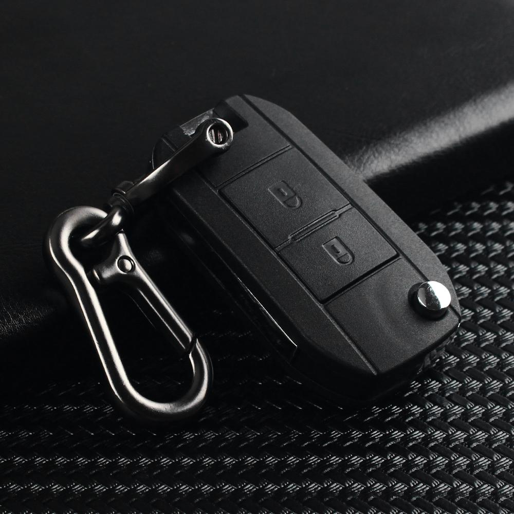 KEYYOU For Peugeot 307 107 207 407 Citroen C1 C2 C3 C4 C5 Modified Remote Entry Key Fob Shell Case 2 Buttons