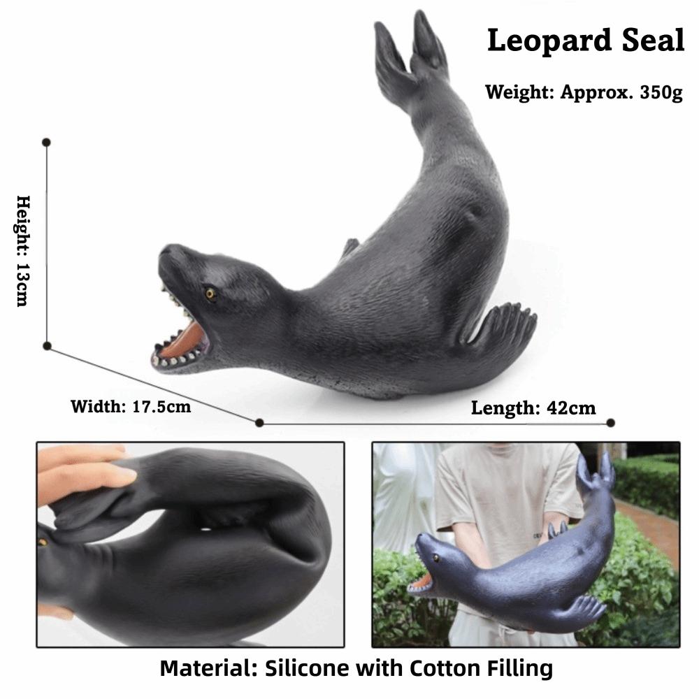 Large Size Ocean Animals Action Figures Great White Shark Model  Ocean Animal Simulation