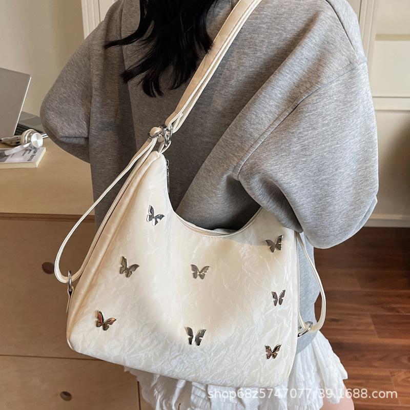 Trend Casual Commuter Women's Bag 2025 New Tote Bag Women's Shoulder Bag Large Capacity Fashion Backpack Shoulder Bag