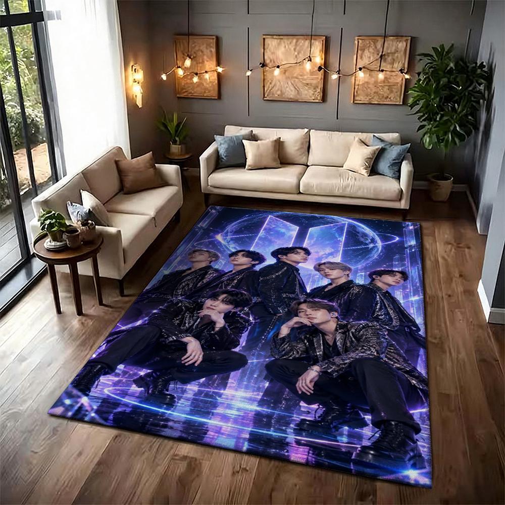 Seventeen Chibi Art Carpet Soft Rug Plush Rug Thick Rug Kitchen Floor Mat Hallway Runner Low Maintenance