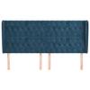 VidaXL Headboard with Ears Dark Blue 203x23x118-128 Cm Velvet3118362