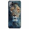 Case For T-Mobile REVVL 6 5G Animals Soft Silicone TPU Phone Back Cover for T-Mobile Revvl 6 Pro 5G Coque Protective Wolf Cat