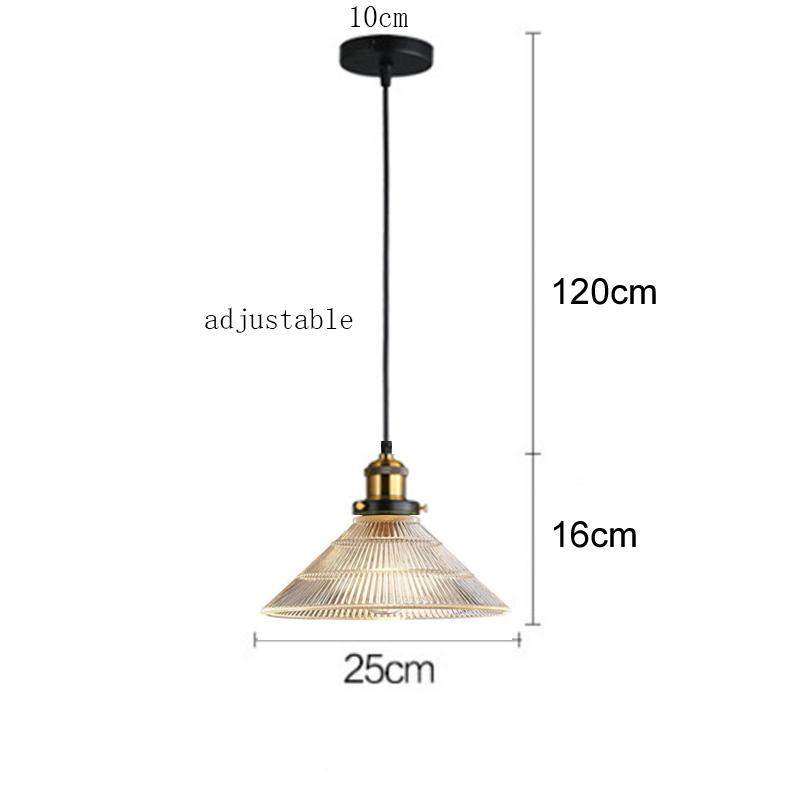 Home Decor Vintage Glass Pendant Lights For Kitchen Island Interior Antique Hanging Ceiling Lamps Nordic Suspensions Luminaire